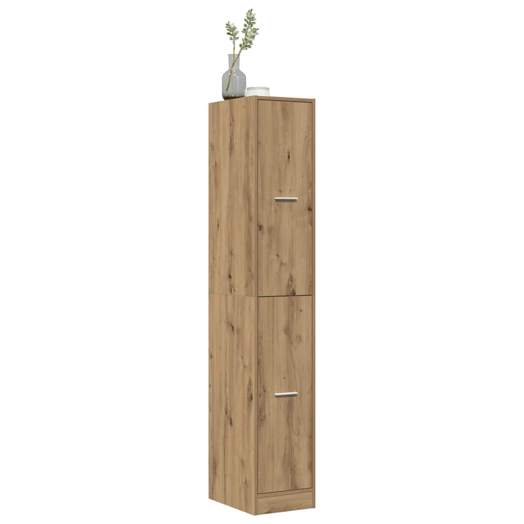 Apothecary Cabinet Artisian Oak 30x41x174.5 cm Engineered Wood